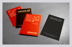 carte de visite site internet lyon Adosis