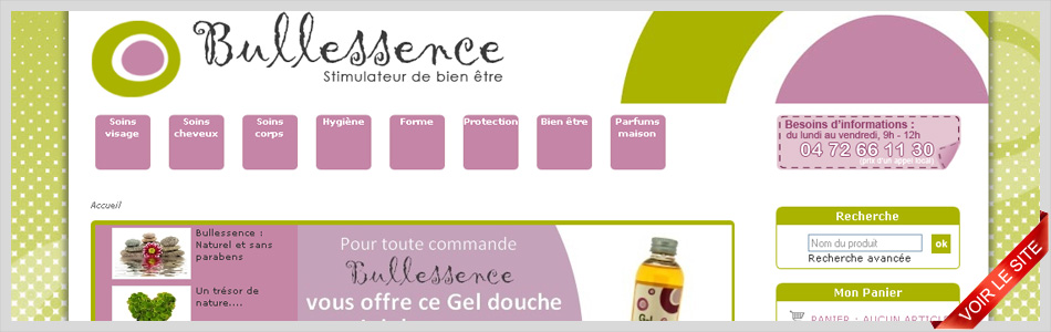 Bullessence - Site ecommerce