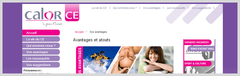 Etude de cas CALOR - Intranet