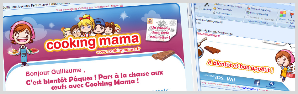 Etude de cas COOKINGMAMA - EMAILINGS